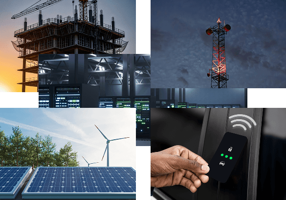 Industrial architecture background